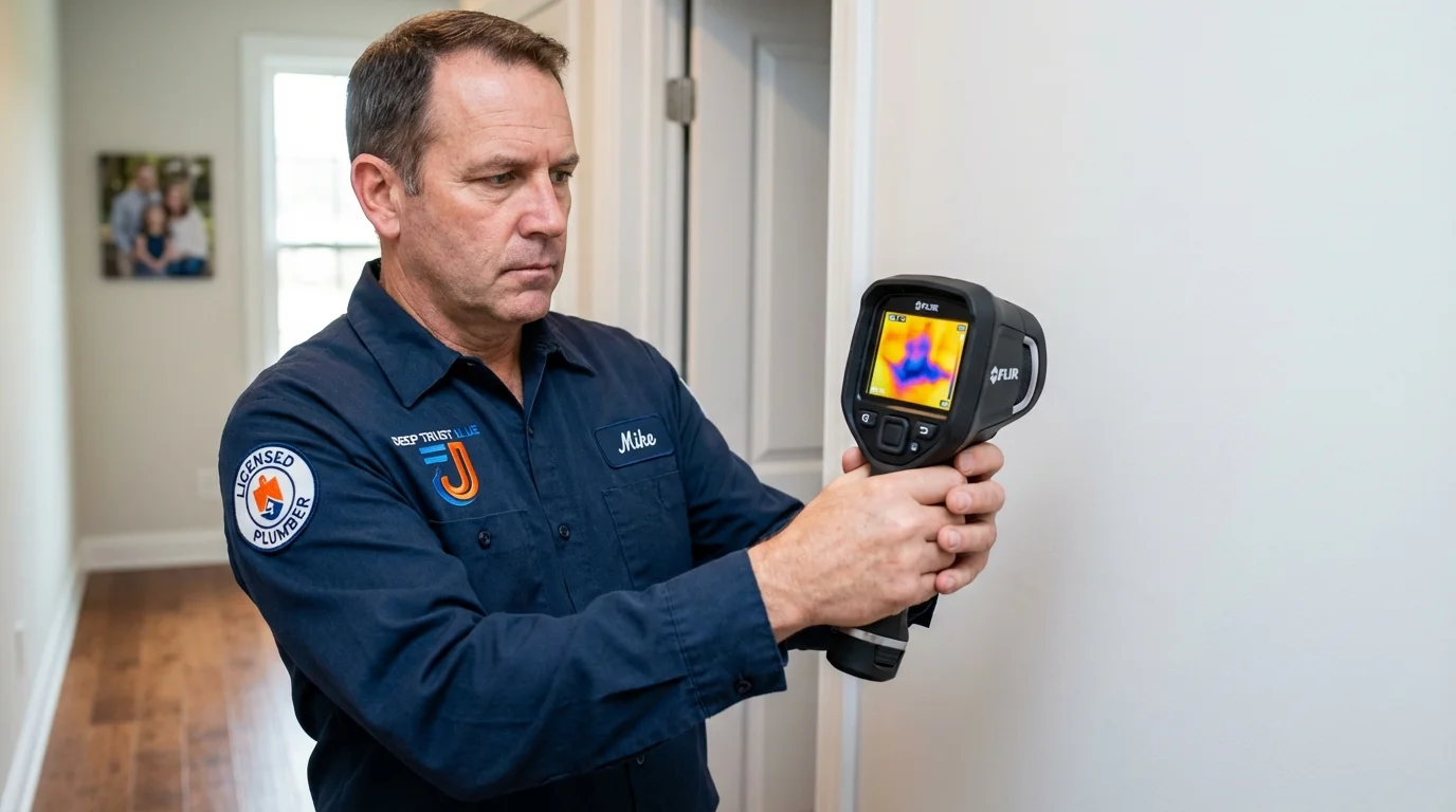 Thermal imaging leak detection by Johns Plumbing LLC in Dover